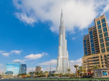 Dubai, Birleşik Arap Emirlikleri - 19 Ocak: şehir merkezinde 19 Ocak 2014 tarihinde Dubai, Birleşik Arap Emirlikleri. Şehir merkezinde modern mimari.