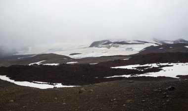 Güzel dağ Panorama Milli Parkı Thorsmork, İzlanda.