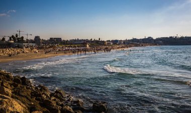 tatil doğal görünümünü şehirde güzel Tel Aviv, İsrail