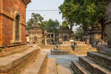 Kathmandu Pashupatinath Tapınağı. Nepal.