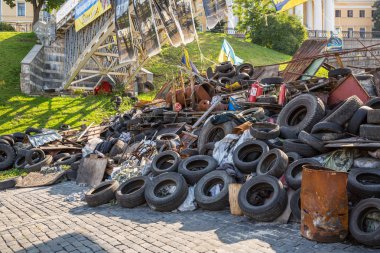 Kiev, Ukrayna-Temmuz 24: Maidan Nezaleznosty