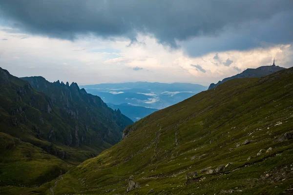 Mooie Zomerse Panorama Van Montenegrijnse Bergkam Karpaten — Stockfoto