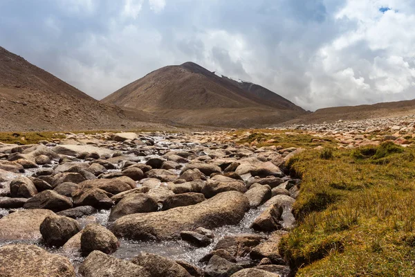 stock image stream in valley of Ladakh, Indian Himalayas