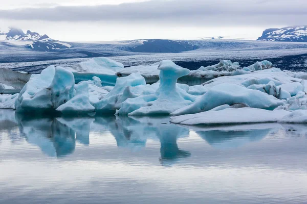 Iceberg Nella Laguna Dei Ghiacciai Islanda Ekulsarlon — Foto Stock