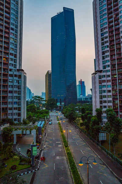 Jacarta Bela Vista Cidade — Fotografia de Stock