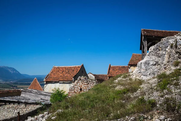 Румынская Красная Крепость Летом — стоковое фото