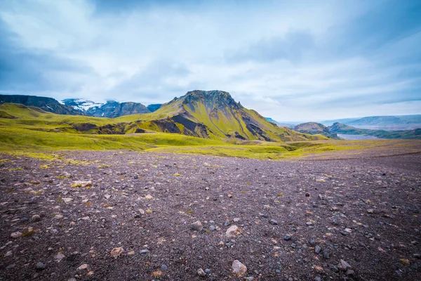 Όμορφο Ορεινό Πανόραμα Στο Εθνικό Πάρκο Thorsmork Ισλανδία — Φωτογραφία Αρχείου