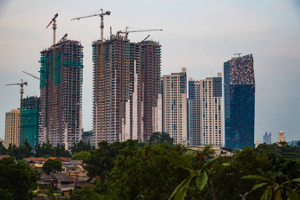 Jacarta Bela Vista Cidade — Fotografia de Stock