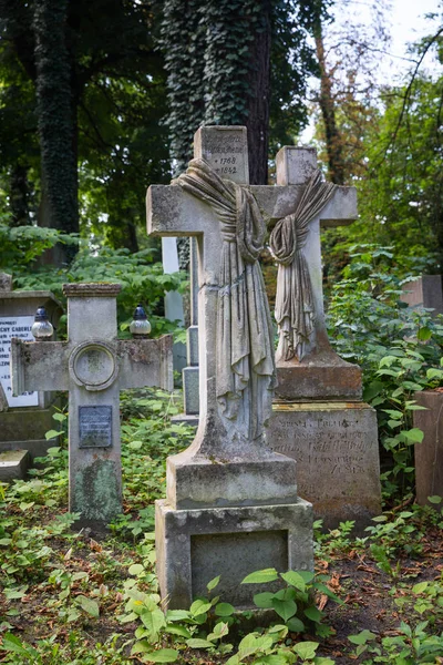 Estátua Sepultura Velho Cemitério — Fotografia de Stock