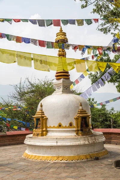 Insieme Architettonico Del Complesso Del Tempio Swayambhunath — Foto Stock