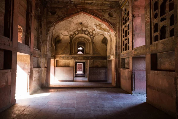 Rode Fort Agra Voorjaar — Stockfoto