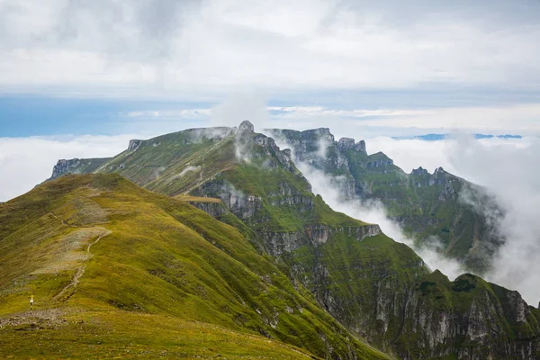 Panorama Verano Cordillera Montenegrina Cárpatos —  Fotos de Stock