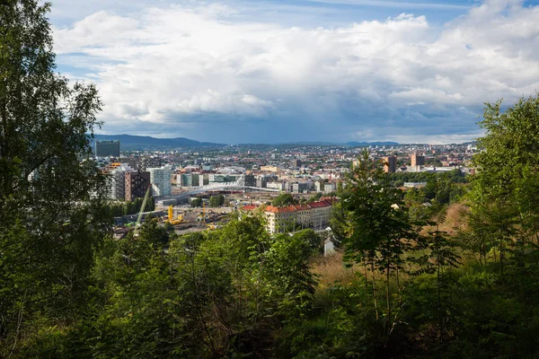 Oslo Norge Juli Ovanifrån Oslo City Juli 2016 Oslo Oslo — Stockfoto