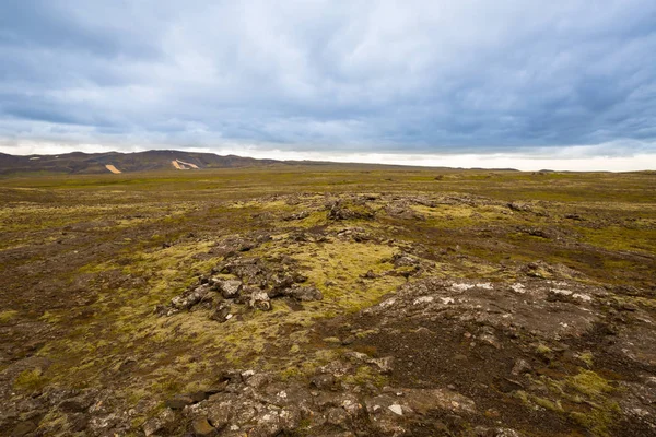 Pięknych Górskich Krajobrazów Reykjanesfolkvangur Islandia — Zdjęcie stockowe