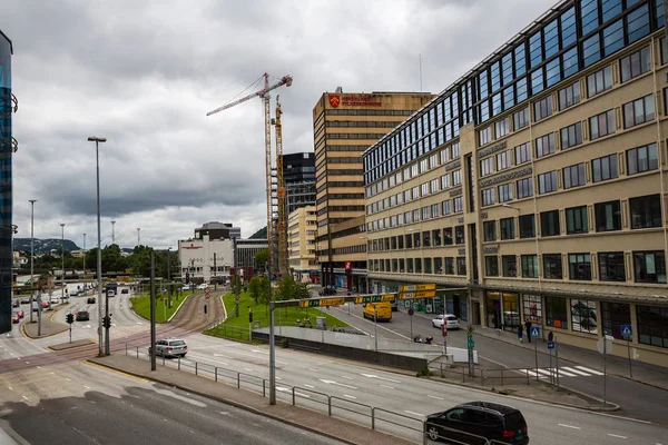 Bergen Noruega Julio Calles Bergen 2016 Bergen Noruega Una Calle — Foto de Stock