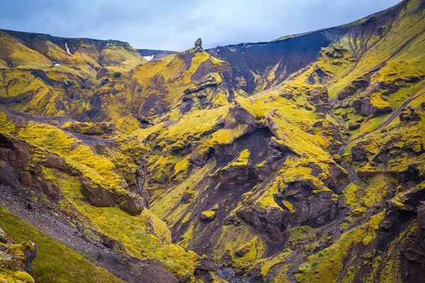 Prachtige Berglandschap Natuurpark Thorsmork Ijsland — Stockfoto