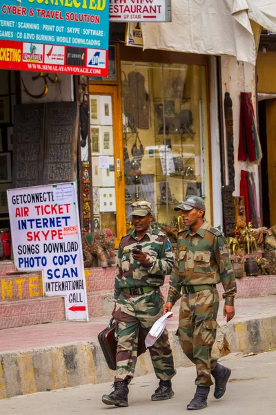 Leh India Septiembre Pueblo Ladakh 2011 Leh India Indios Calle —  Fotos de Stock