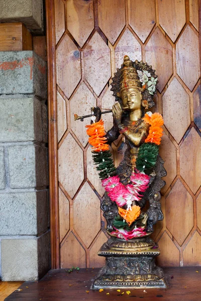 Estatua Krishna Templo Manali —  Fotos de Stock