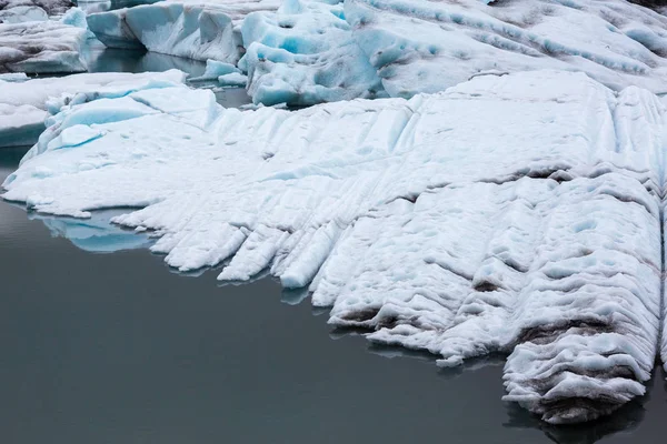Icebergs Laguna Glaciar Islandia —  Fotos de Stock
