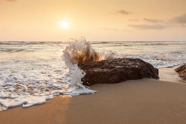 Indian Ocean Sunset Varkala Kerala India — Stock Photo, Image