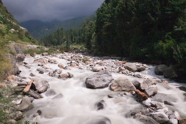 Fluss Bei Manali Indischen Himalaya — Stockfoto