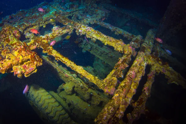 Britse Militair Vervoer Schip Gezonken Tijdens Rode Zee Egypte — Stockfoto