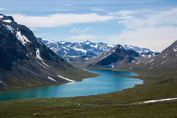 Hermoso Lago Montaña Parque Nacional Jotunheimen Noruega —  Fotos de Stock