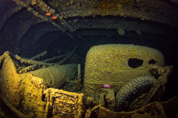 Britse Militair Vervoer Schip Gezonken Tijdens Rode Zee Egypte — Stockfoto