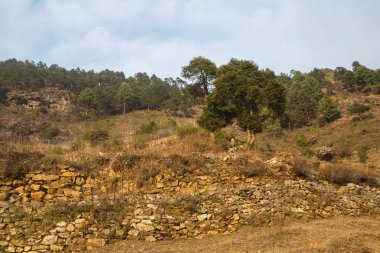 dağ izi görünümünü Trek Everest Merkez kampına