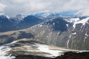 güzel manzara Milli Parkı Jotunheimen, Norveç