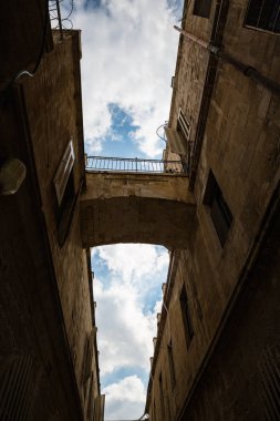 Doğal görünümü şehrin güzel Jerusalem, İsrail