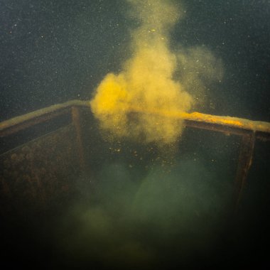 Korosten town yakınındaki taş ocağı 