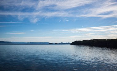 Norveç fiyordu, yaz