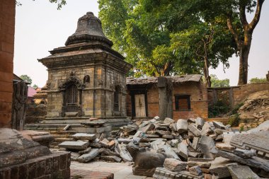 Kathmandu Pashupatinath Tapınağı. Nepal.
