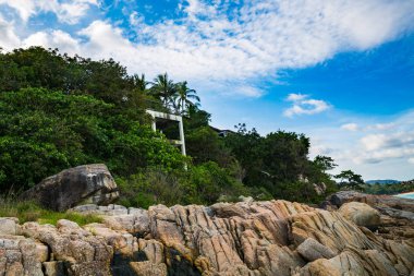 güzel deniz kıyısında, Koh Samui, Tayland