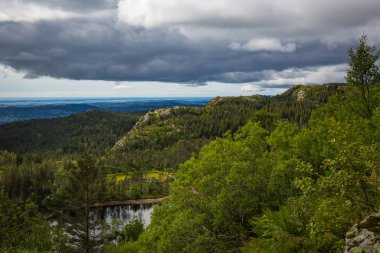 Ulriken tepesine peyzaj