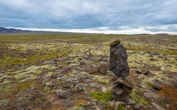 Vägen Reykjanesfolkvangur Island — Stockfoto