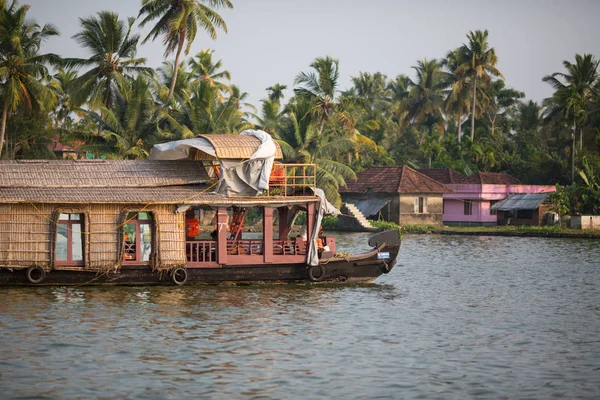 Kochin India Febrero Casa Flotante India Febrero 2013 Kochin India — Foto de Stock