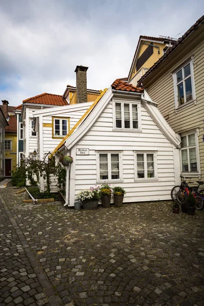Een Mooie Oude Straat Van Bergen — Stockfoto