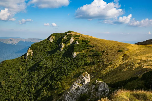 Hermoso Panorama Verano Cordillera Montañosa Montenegrina Cárpatos —  Fotos de Stock