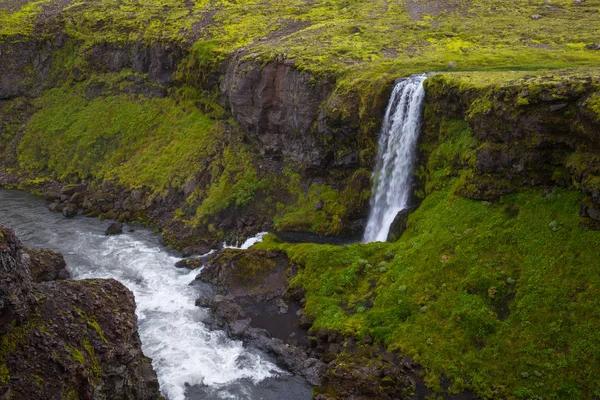 Wasserfall Nationalpark Tosmork Island — Stockfoto