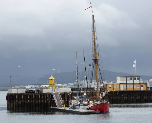 Reykjavik Zlanda Temmuz Eski Liman 2013 Yılında Reykjavik Zlanda Yaşadıkları — Stok fotoğraf