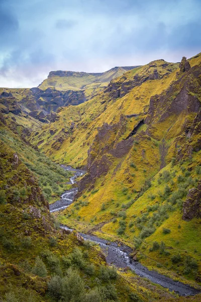 Beautiful Mountain Panorama National Park Thorsmork Iceland — Stock Photo, Image