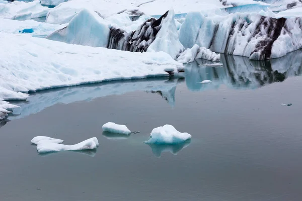 Isberg Glaciären Lagunen Island — Stockfoto
