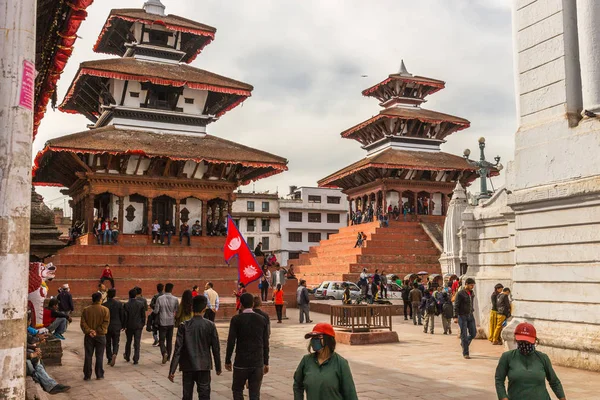 Kathmandu Nepal Mars Durbar Square Den Mars 2015 Kathmandu Nepal — Stockfoto