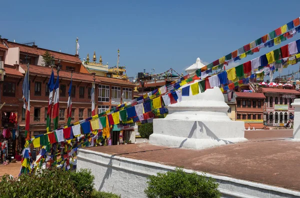 Kathmandu Nepal Mars Boudhanath Stupa Mars 2015 Kathmandu Nepal Berömd — Stockfoto