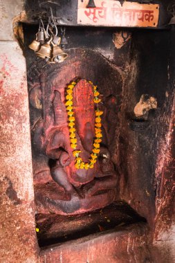 Nepal - Katmandu sermaye şehir heykel.