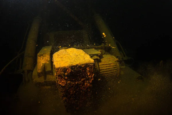 Grue Inondée Fond Carrière Dibrovi Près Ville Korosten — Photo