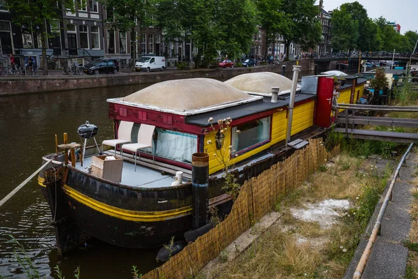 Amsterdam Holandia Lipiec Życie Miasta Kapitału Miasta Holandia — Zdjęcie stockowe
