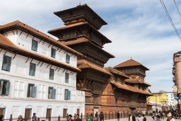 Kathmandu Nepál Március Durbar Tér Március 2015 Kathmandu Nepál Történelmi — Stock Fotó